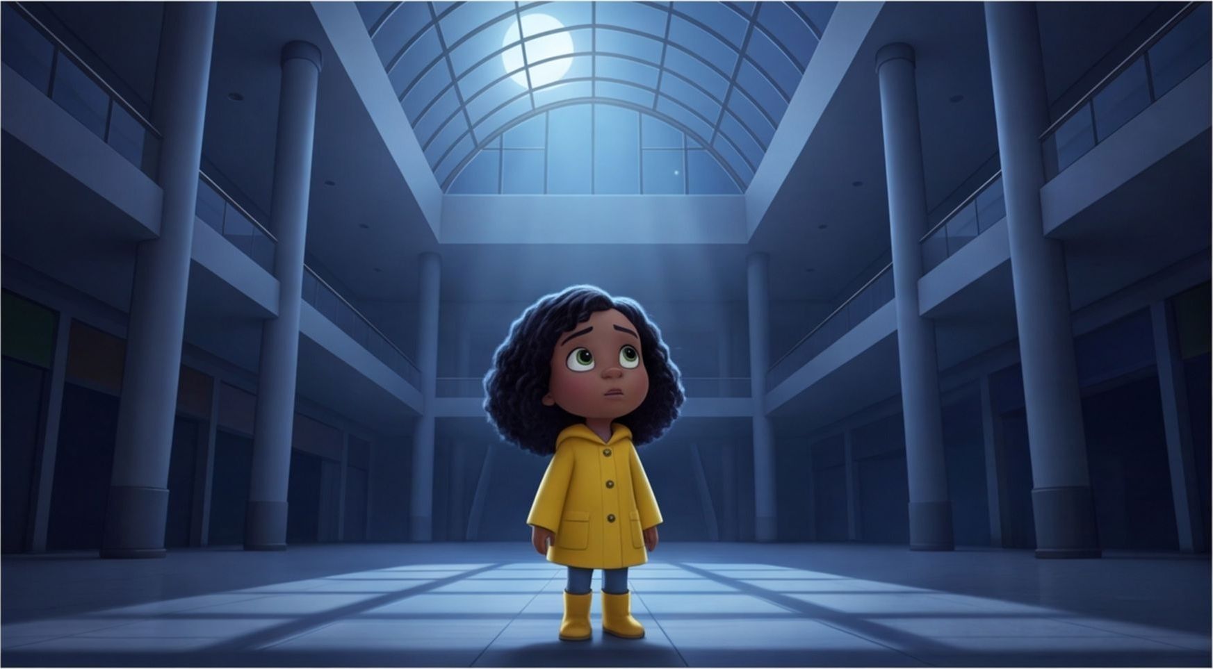 Jena's Escape: A Clever Mall Adventure